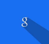 синий, google, интернет, тень