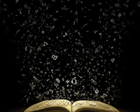 3d, black, book wallpaper