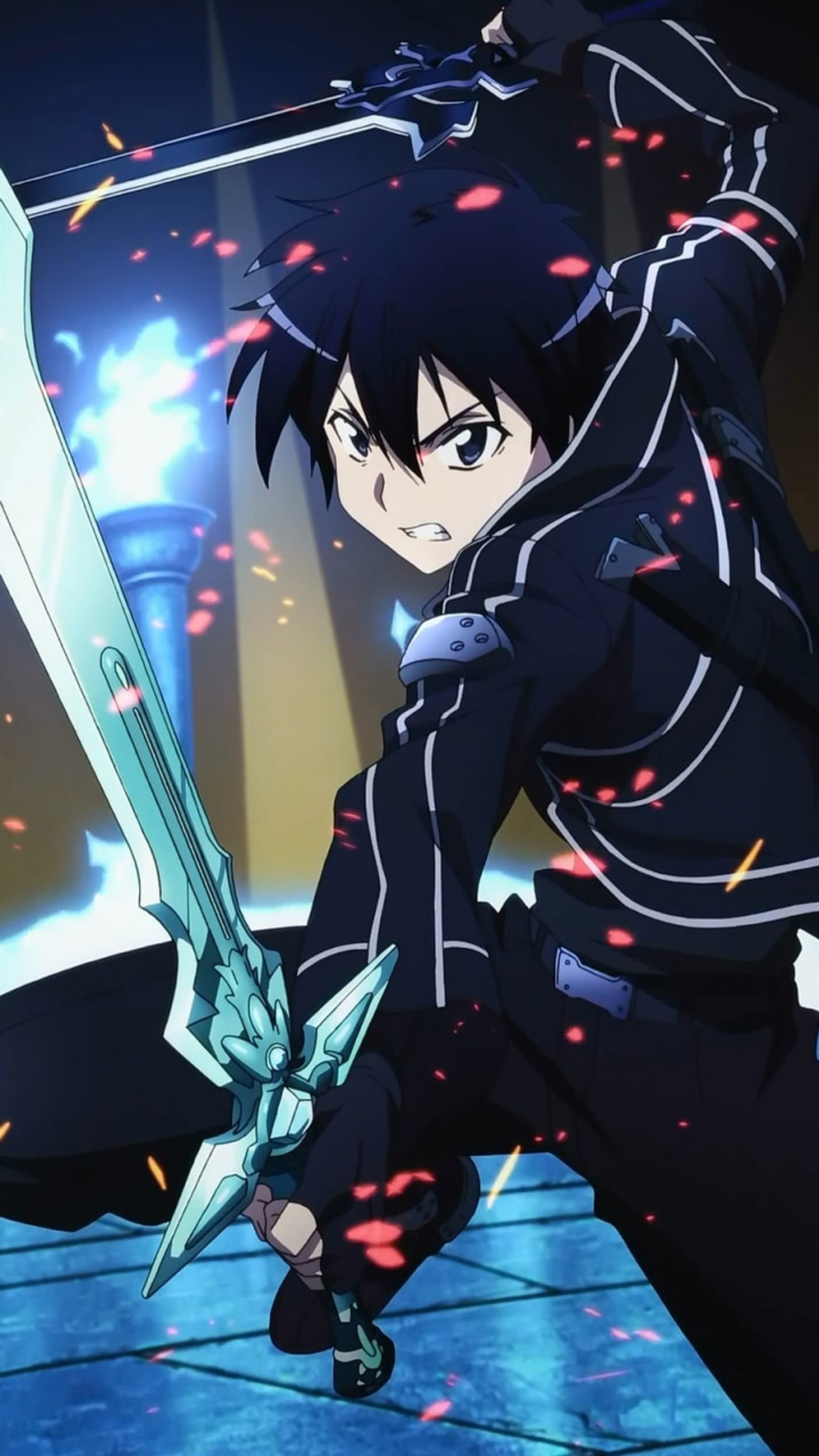 Descargar fondo de pantalla anime, sword art online, espadas