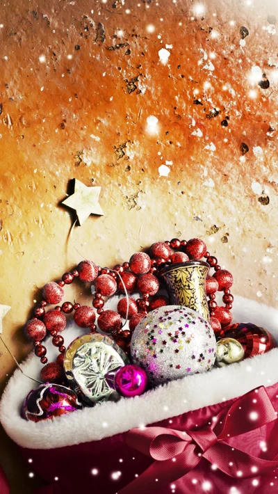 Festive Christmas Decor and Gifts in a Joyful Holiday Setting