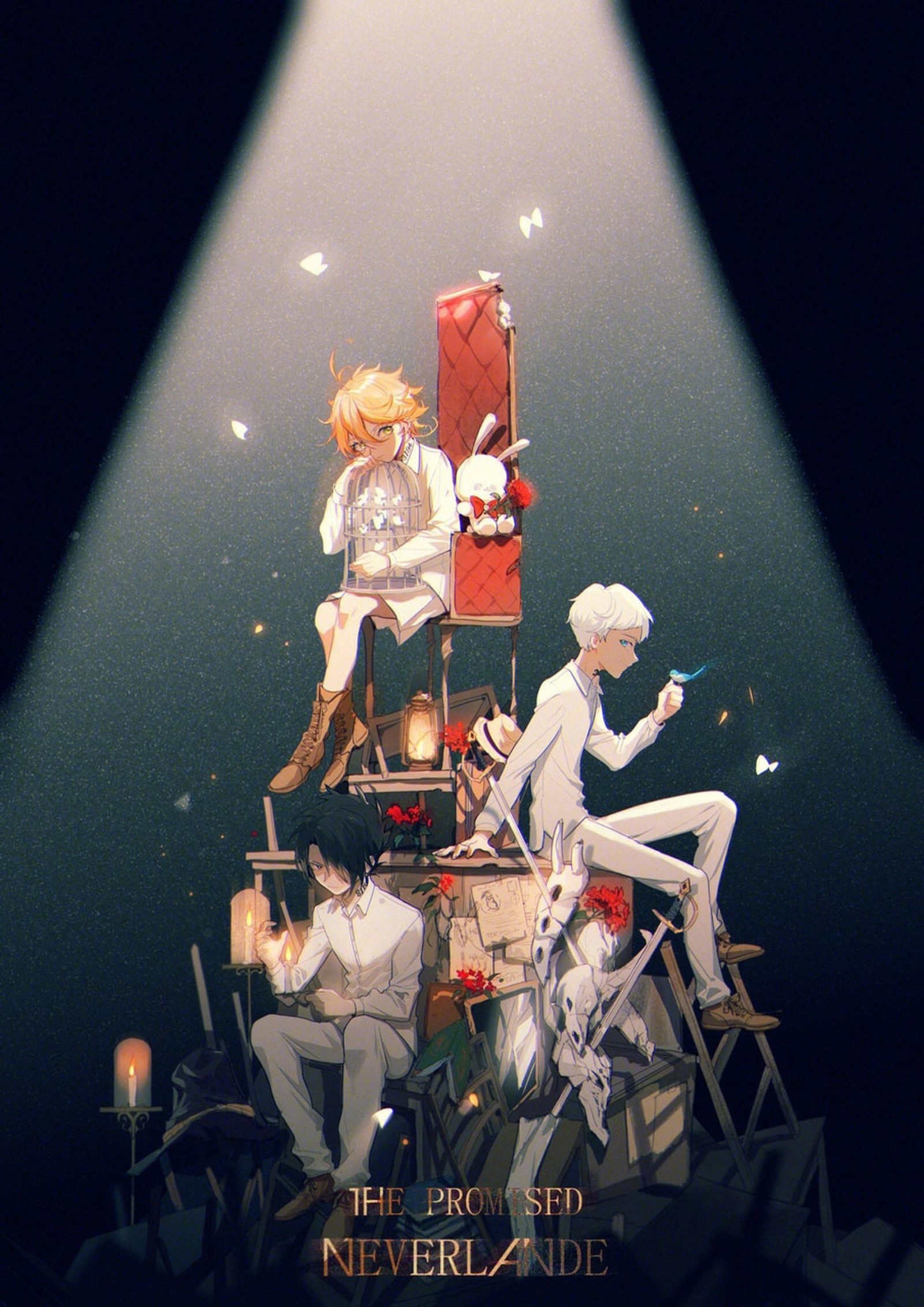 Descargar fondo de pantalla anime, yakusoku no neverland