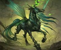 dark, horse, magic wallpaper