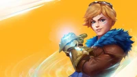 Ezreal de League of Legends: Wild Rift com uma centelha de energia