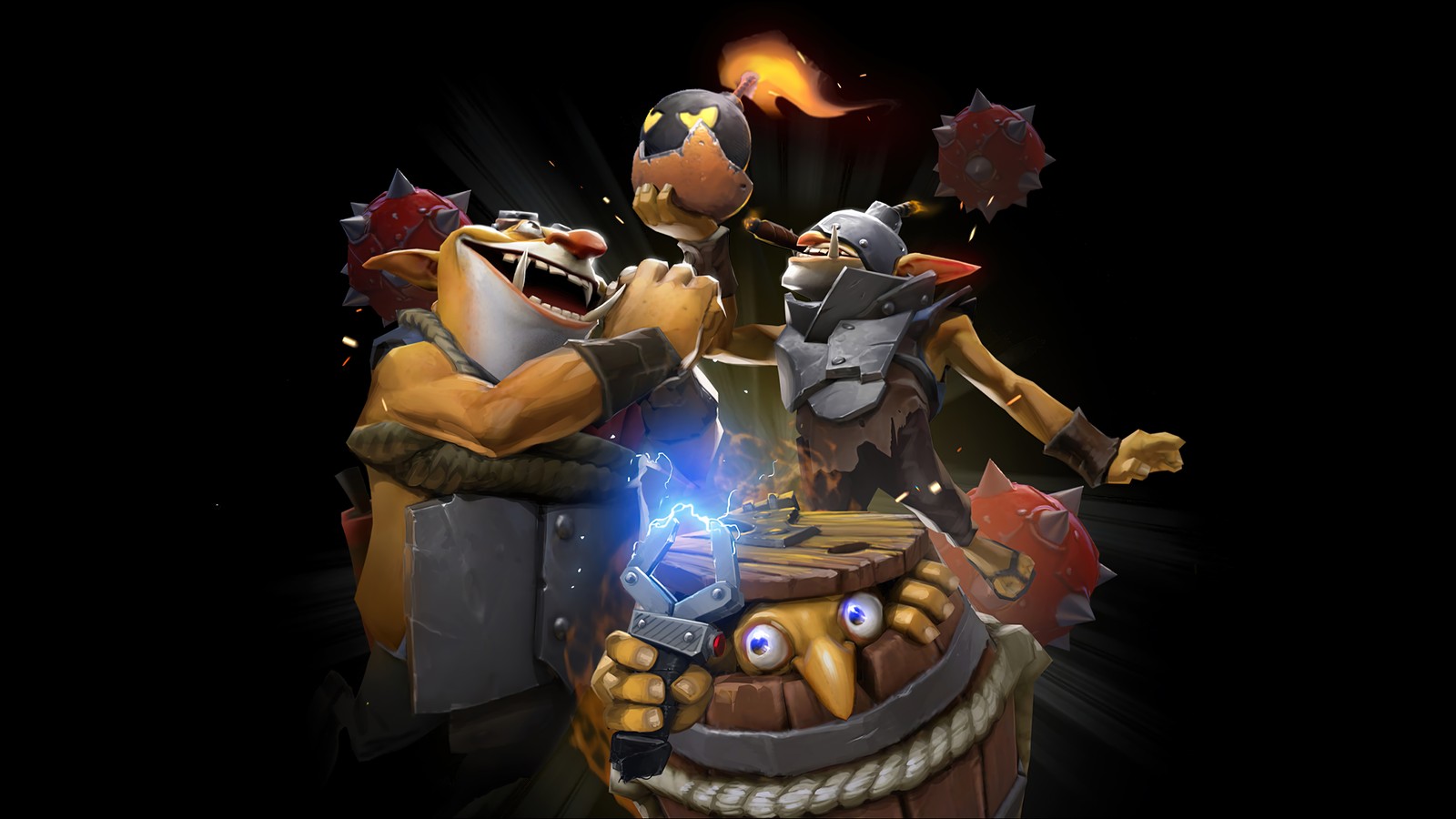 techies, dota 2, defense of the ancients, video game, update wallpaper