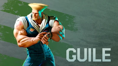 Guile aus Street Fighter 6: Ein mächtiger Kämpfer bereit für den Kampf