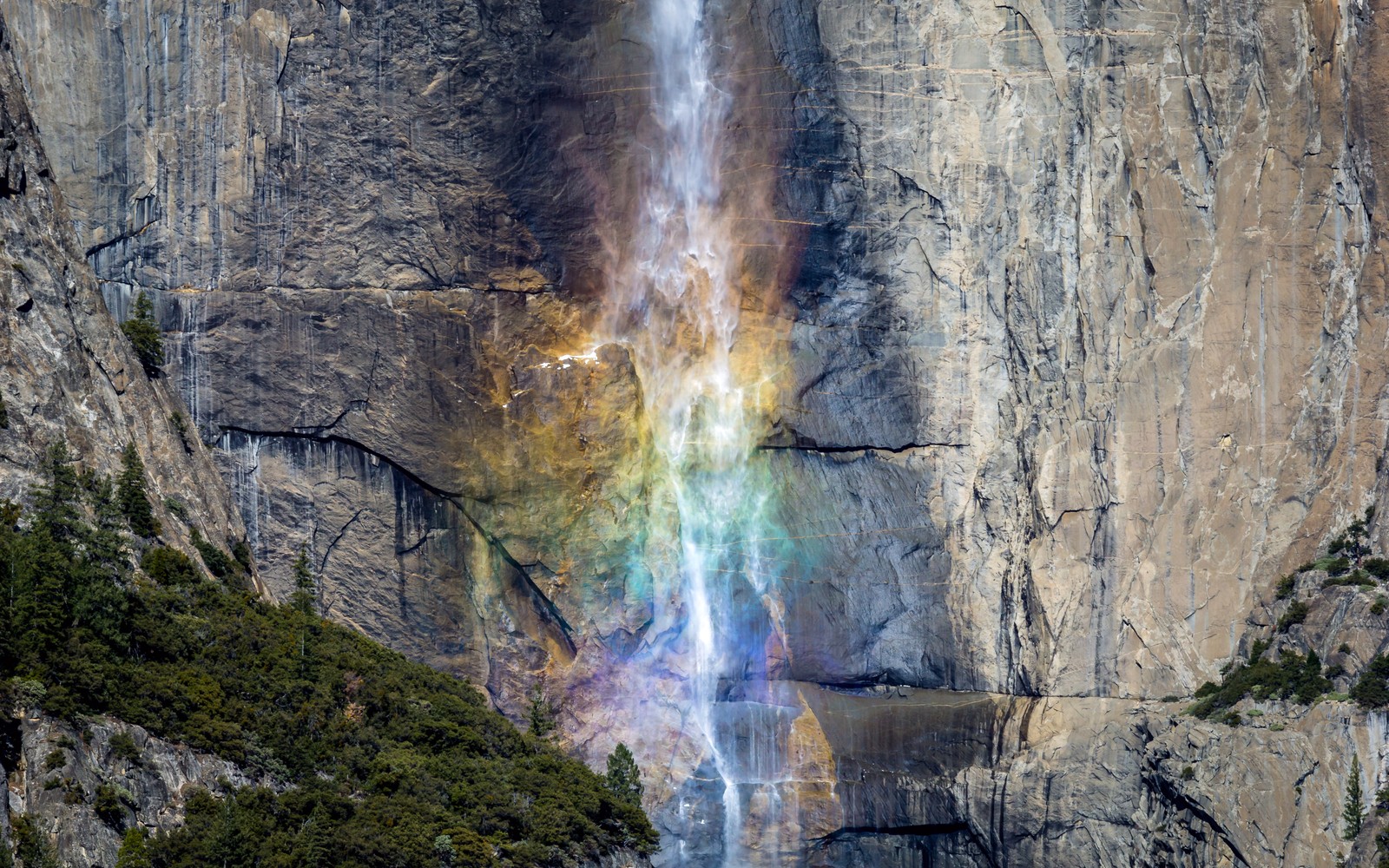 yosemite falls, yosemite national park, california, cliff, waterfalls wallpaper