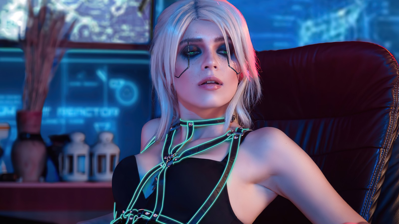 Скачать обои cyberpunk 2077, видеоигра, девочки, косплей, cosplay