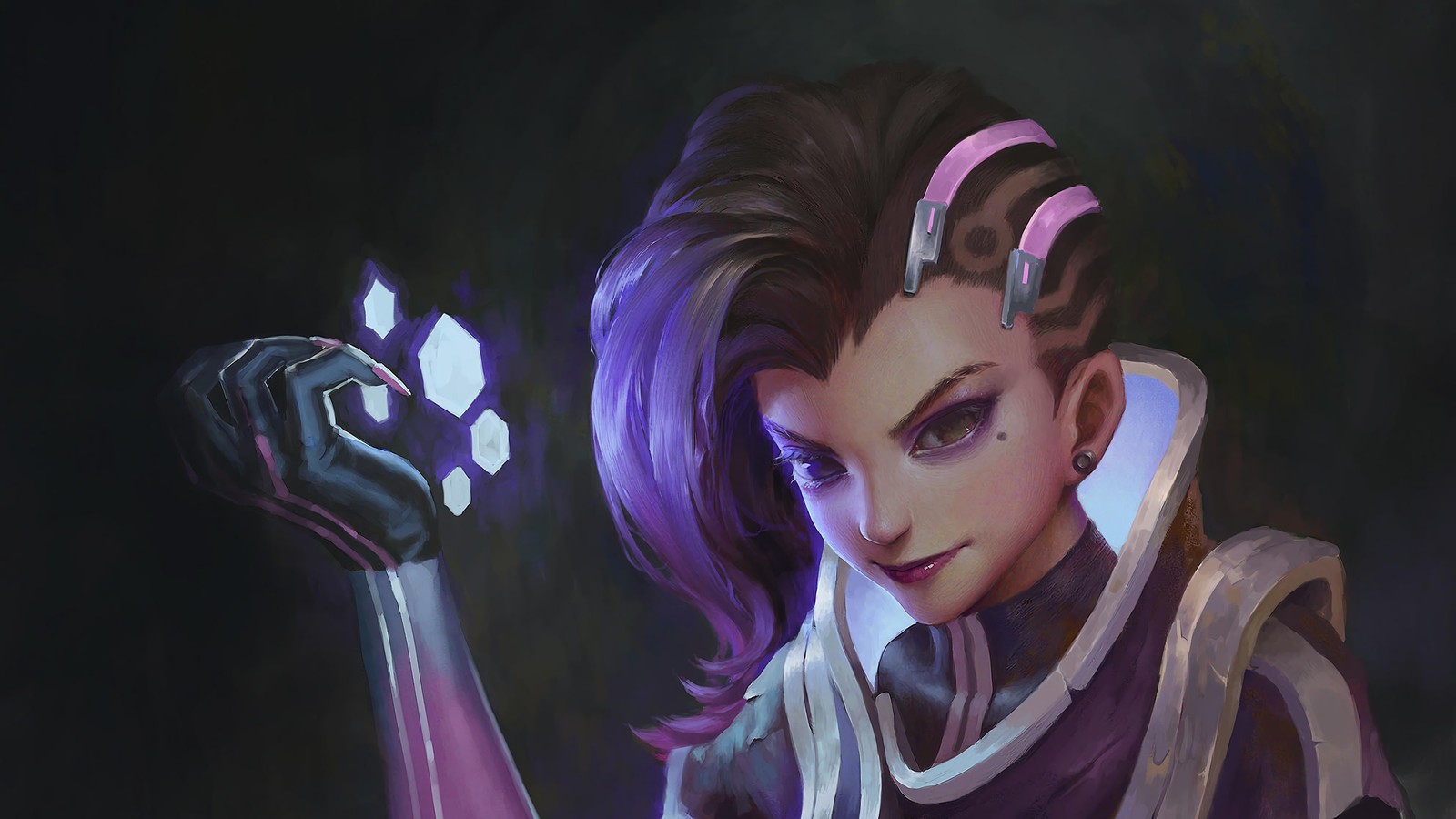 sombra, overwatch, video game Download Wallpaper