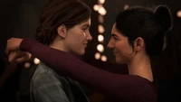 Intimate Moment Between Ellie and Dina in The Last of Us Part 2