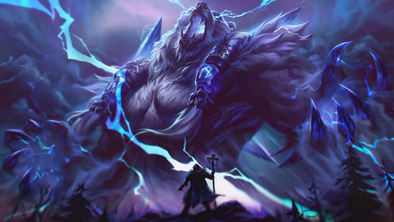 volibear, league of legends, lol, video game wallpaper