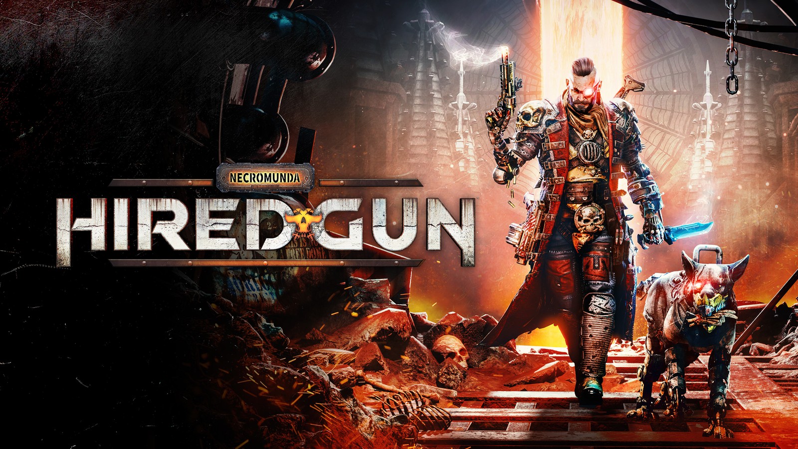 Baixar papel de parede necromunda hired gun, jogo de vídeo