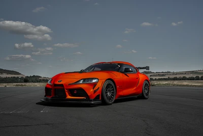 toyota gr supra gt4 evo, 2023, 5k, carros, papel de parede 4k