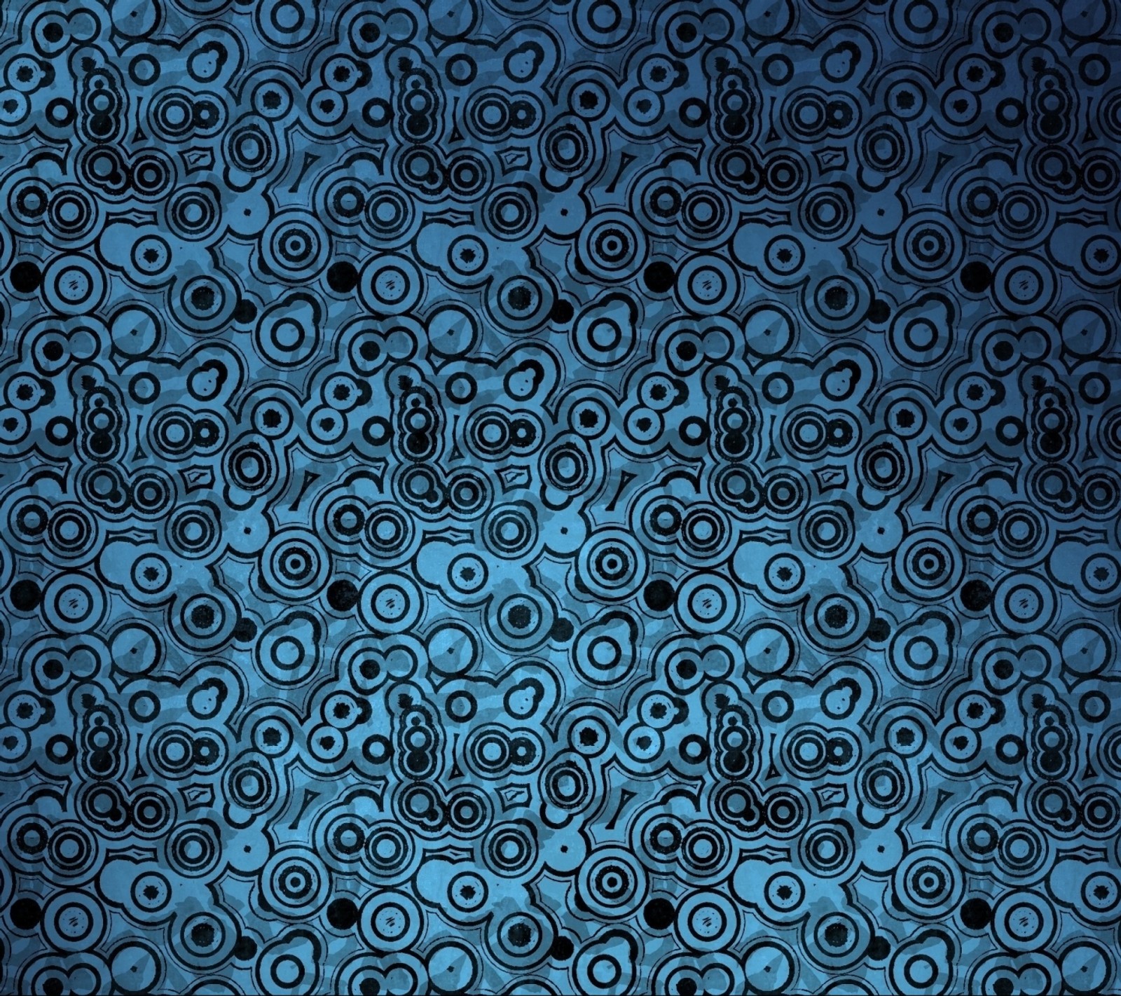 Nahaufnahme eines blauen hintergrunds mit kreisen und punkten (hintergrund, klasse, design, bild)