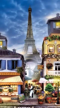 city, old, paris, street wallpaper