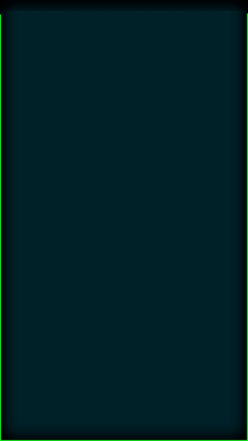 Крупный план зеленой рамки на черном фоне (bubu, край, iphone x, светодиод, заблокированный экран)