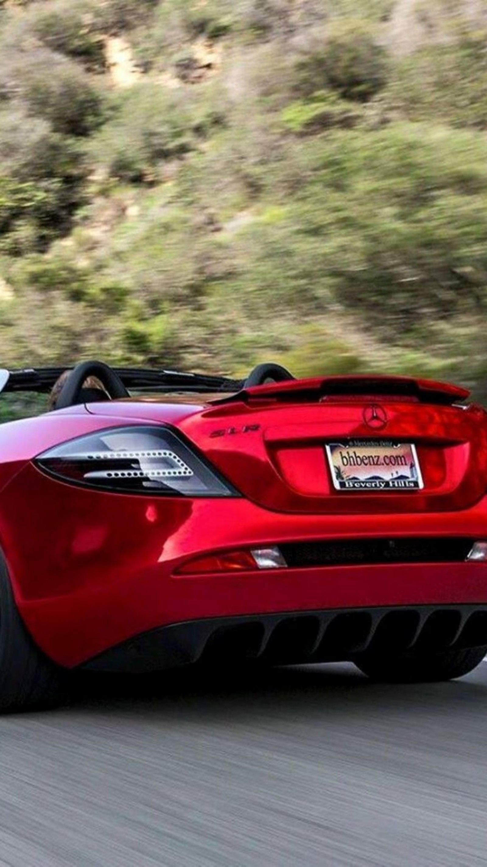 amg, mercedes, red, slr wallpaper