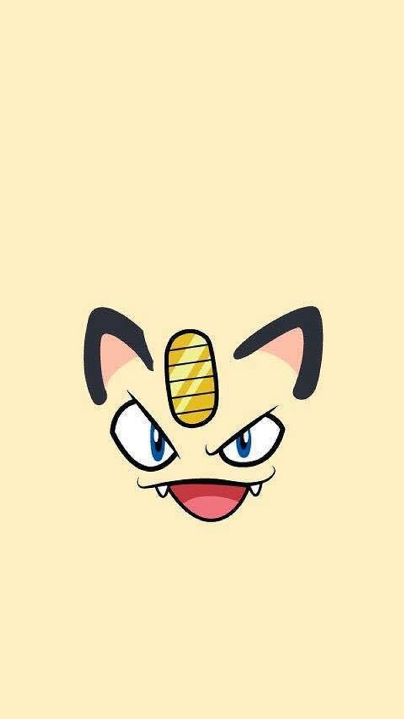 Мультяшный кот с повязкой на голове (мультфильмы, мяут, meowth, pokemon)