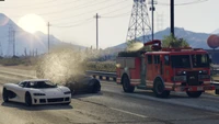 High-Speed Collision on Open World Highway with Emergency Response