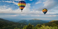 hot air balloon, balloon, hot air ballooning, nature, air sports