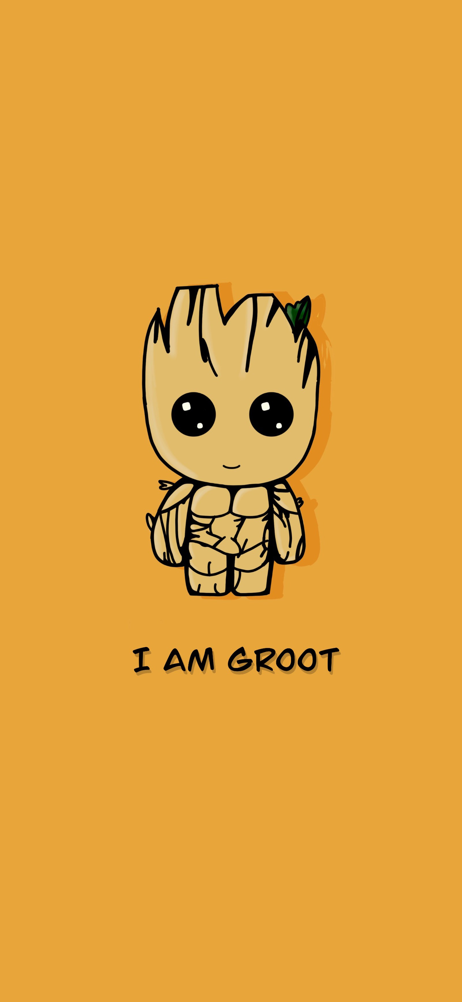 Скачать обои стражи галактики, грут, groot, мультфильм, marvel comics