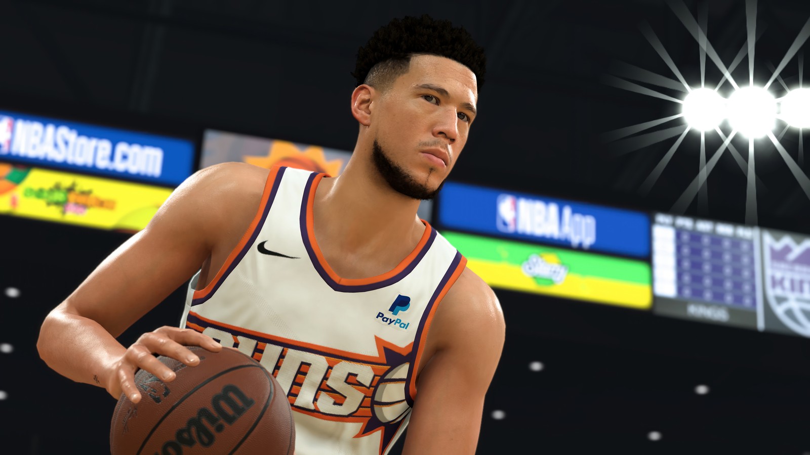 Скачать обои nba 2k24, видеоигра, давин букер, davin booker