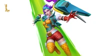 Kaisa en acción: exhibición de la skin Arcade de League of Legends Wild Rift