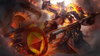 Terizla : Le Guerrier Enflammé de Mobile Legends