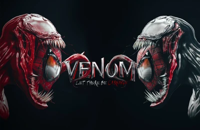 Venom vs. Carnage: A Stunning Fan Art Tribute to Marvel's Dark Heroes