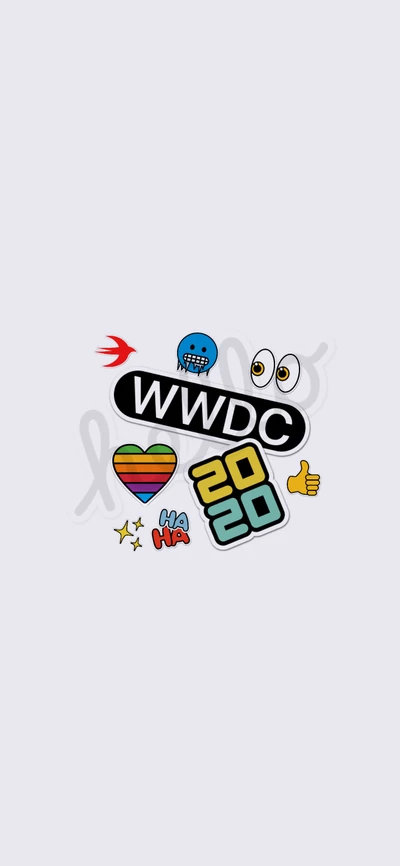 WWDC 2020: Цветные наклейки, отмечающие инновации Apple