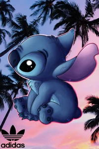 stitch, adidas wallpaper