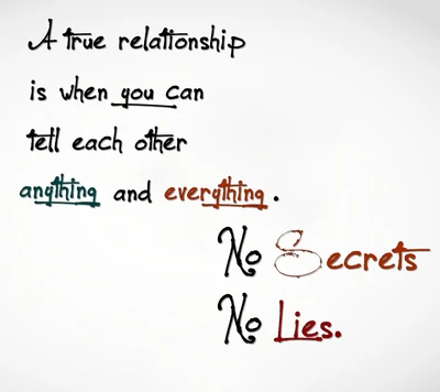 A True Relationship: Honesty and Openness Without Secrets or Lies