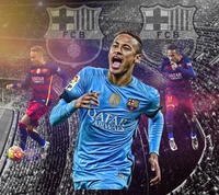 fc barcelona, fcbarcelona, hd, neymar jr, hintergrundbild