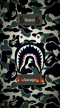 bape, gucci, savage