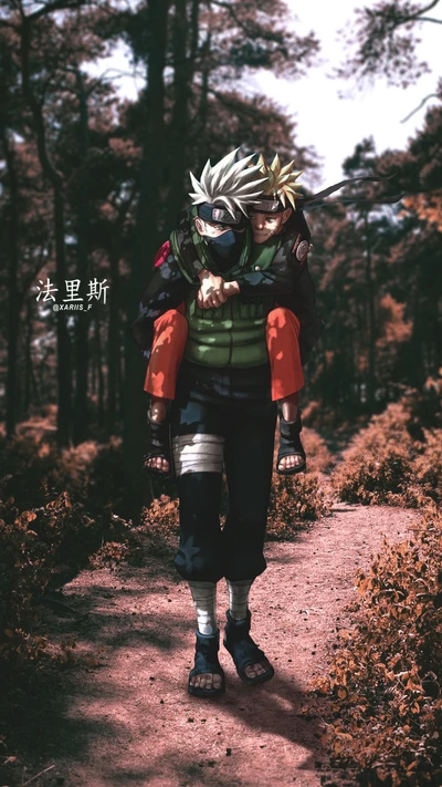 anime, anime wallpaper, itchi, kakashi hatake, manga