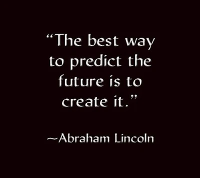 abraham lincoln, criar, futuro, inspirar, prever