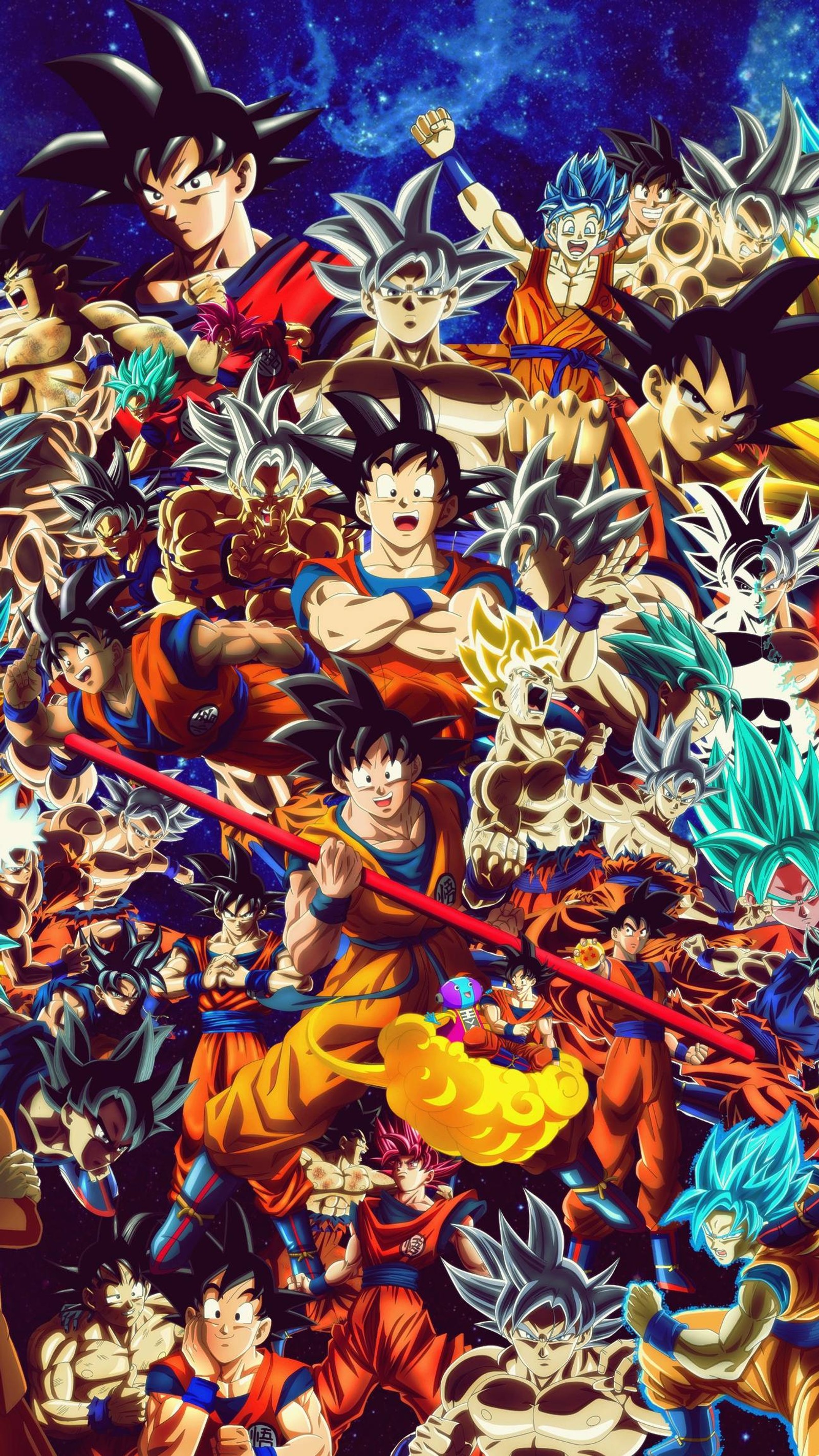 Lade anime, goku Hintergrund herunter