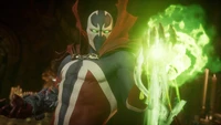 Skin de Spawn dans Mortal Kombat 11 : Libération de l'Énergie Sombre