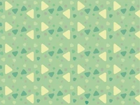 Geometric Symmetry in Soft Aqua Tones