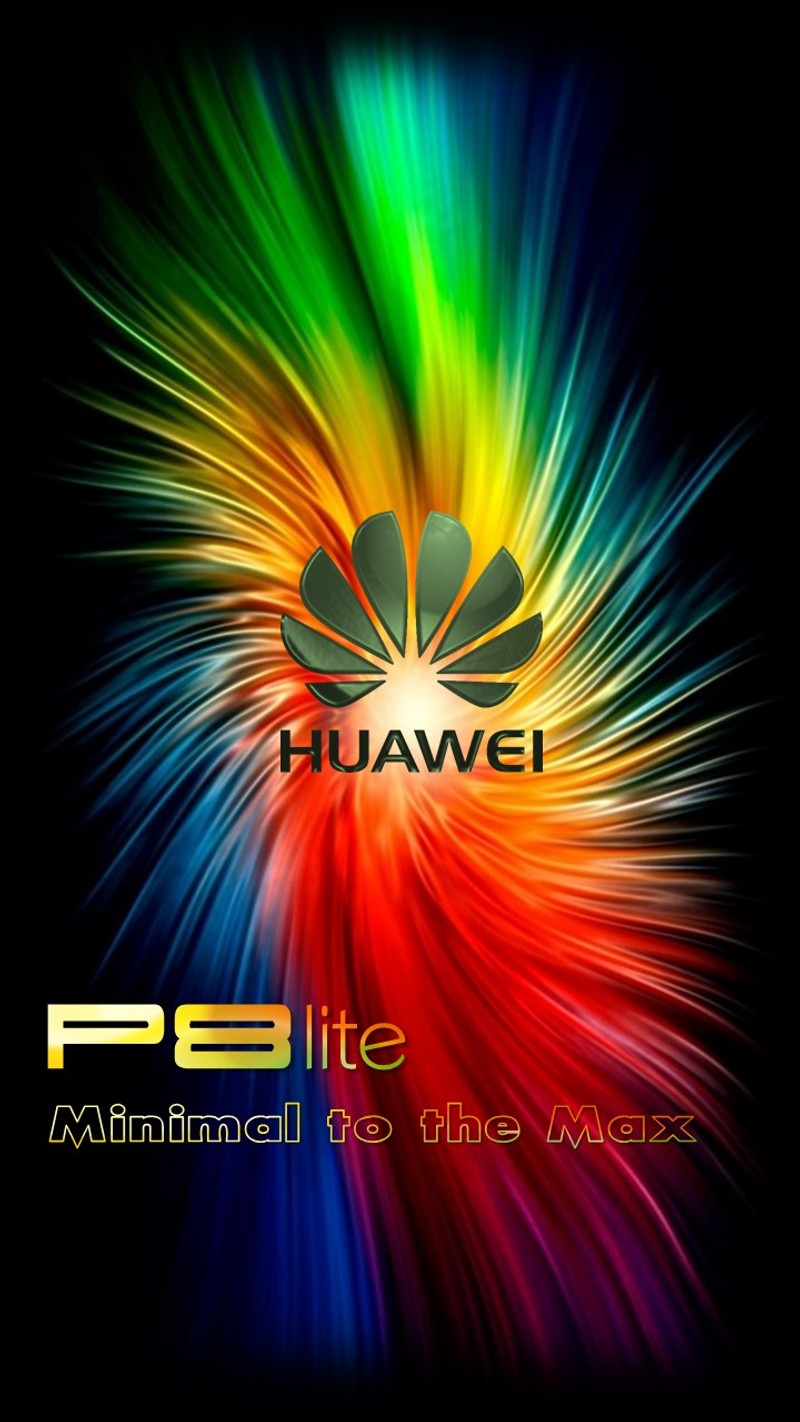 Цветное изображение логотипа hua с надписью 'pb' (huawei, p8lite, woosh)