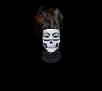 Anonymous Skull Mask with Smoke Effects