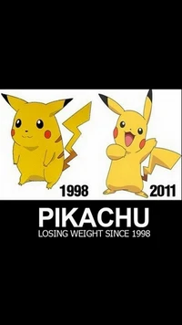 Pikachu: Transformation der Fitnessreise von 1998 bis 2011