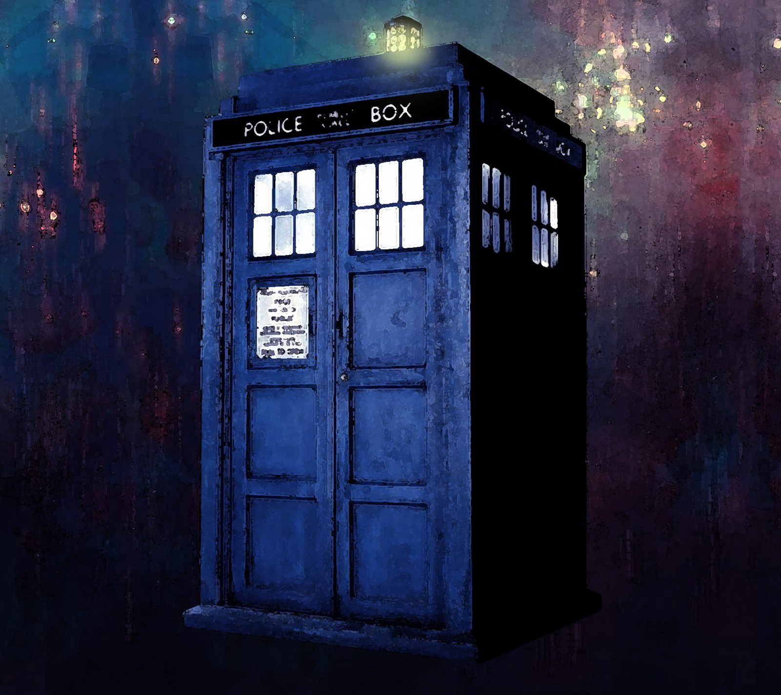 Скачать обои синий, коробка, доктор, тардис, tardis