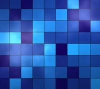 Padrão de mosaico azul elegante