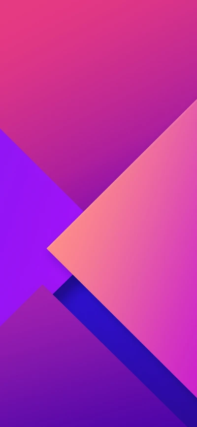 Vibrant Abstract Gradient Design with Geometric Shapes