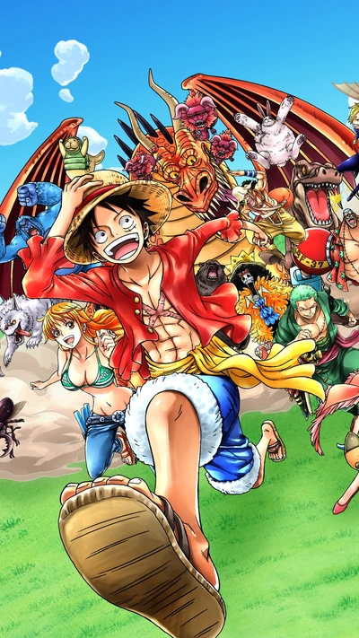 Luffy and Friends: The Adventure Awaits in One Piece