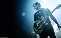 blink 182, punk rock, pop punk, guitar, performance wallpaper