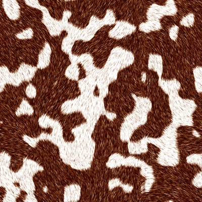 Brown and White Giraffe Fur Pattern