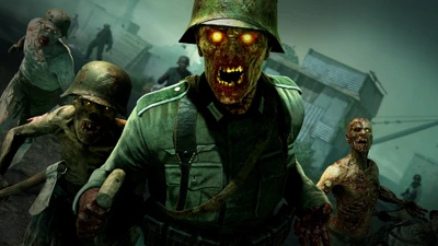 Furchtlose Untote Soldaten greifen in Zombie Army 4: Dead War an