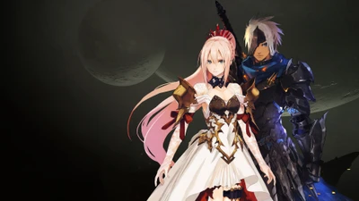 Shionne y Alphen: Héroes de Tales of Arise entre Horizontes Cósmicos