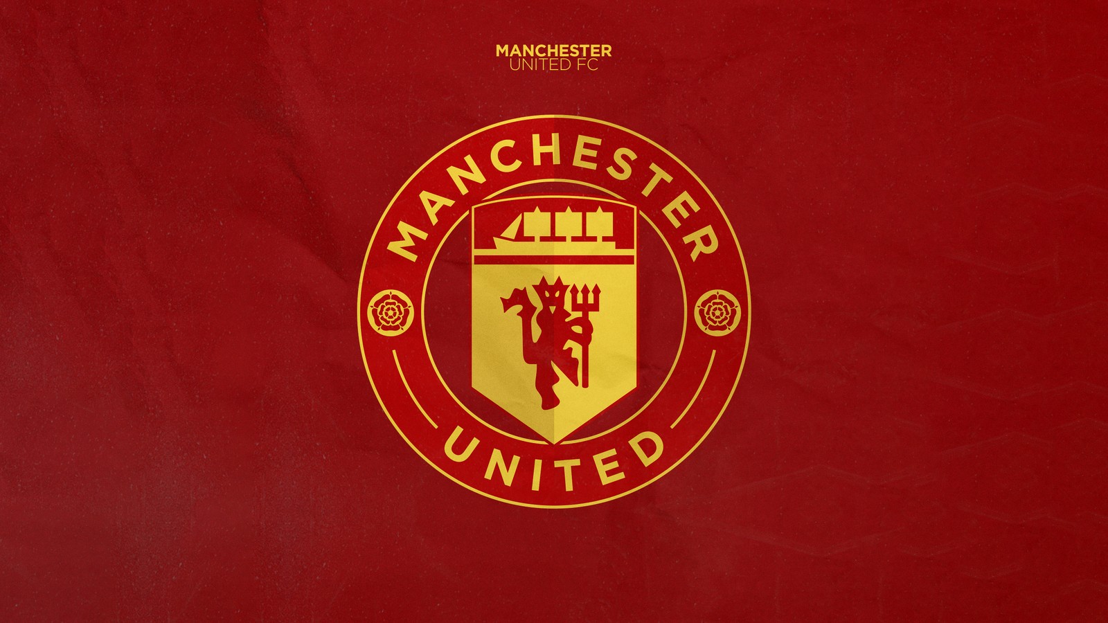 Fonds d'écran manchester united hd (manchester united, club de football, fond rouge, logo, 5k)